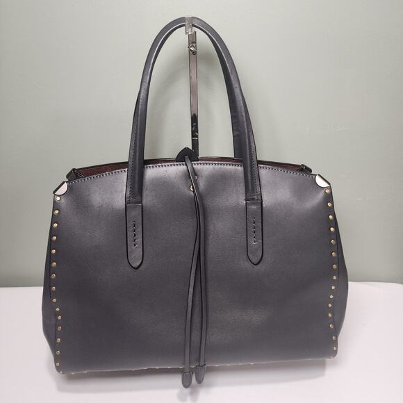 Coach Handbags - Coach 31932 Cooper Carryall with Rivet Brass Midnight Navy Blue Glovetanned